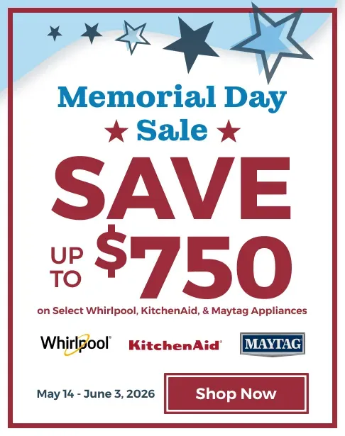 memorial day maytag, whirlpool, KA
